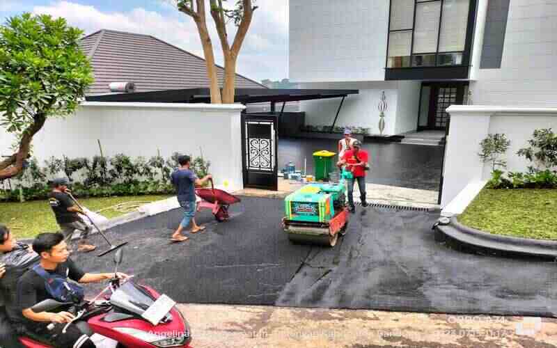 Pelapisan Aspal Halaman Rumah di Setiabudi Kota Bandung