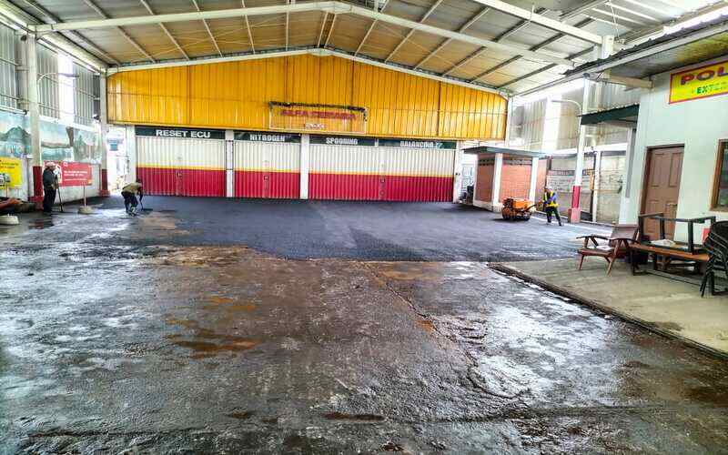 Perbaikan Aspal Area Bengkel di Bekasi Jawa Barat Perbaikan Aspal Area Bengkel di Bekasi Jawa Barat