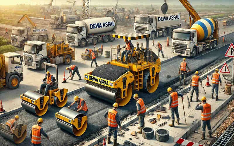 Jasa Kontraktor Aspal Hotmix Profesional untuk Proyek Jalan #1