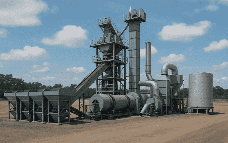 Apa Itu Aspal Mixing Plant? Fungsi & Jenis AMP dalam Konstruksi